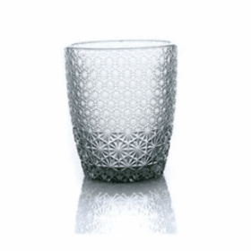 Poháre na vodu Moza 320 ml šedá