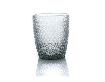 Poháre na vodu Moza 320 ml šedá