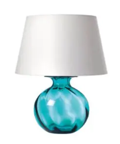Stolová lampa ELIOT svetlomodrá 55 cm