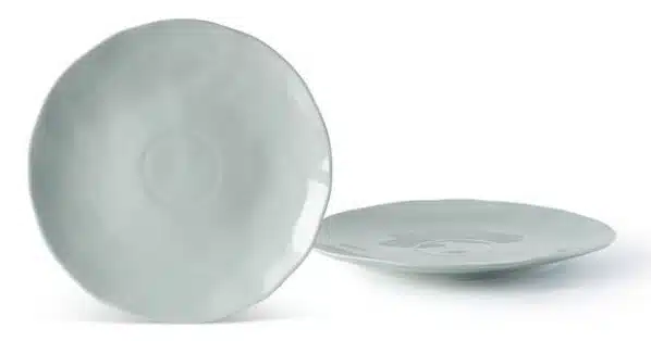 Plochý tanier Sal 25 cm bledomodrá - 4 ks.