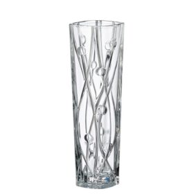 Krištáľová váza úzka Laby Vase 30,5 cm