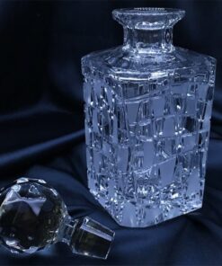 Krištáľová brúsená whisky fľaša 800 ml