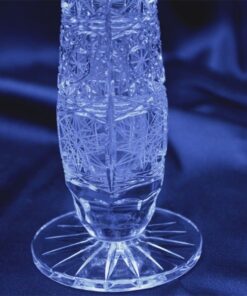 Krištáľová brúsená váza 30 cm