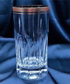 Krištálové brúsené poháre 380 ml set 6 kusov