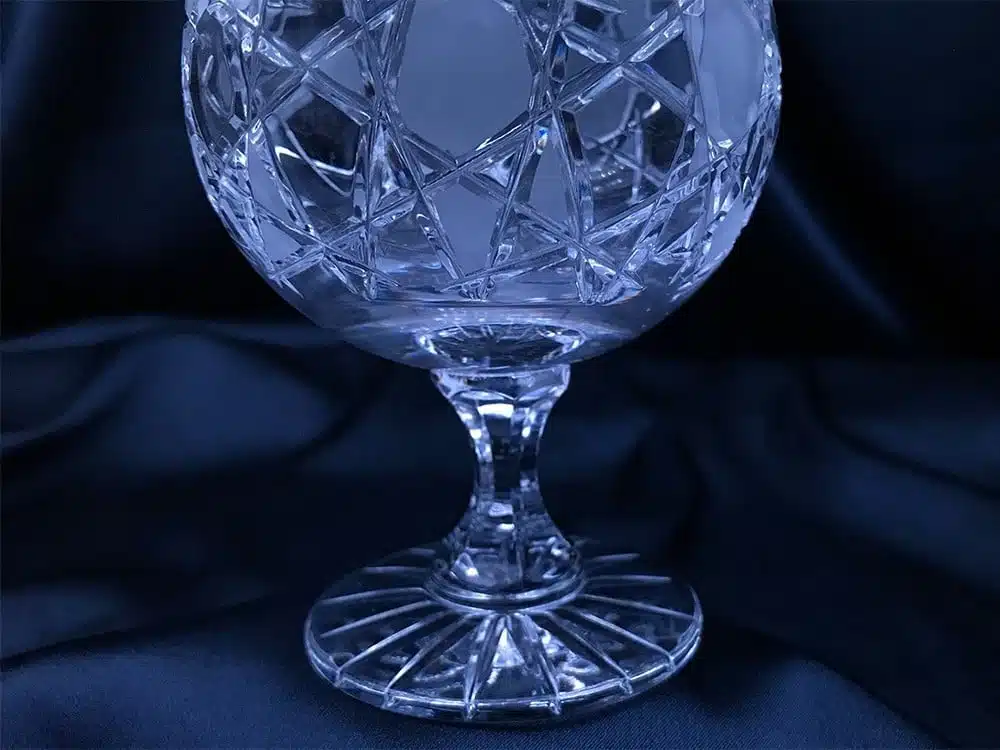 Krištálové brúsené poháre 250 ml set 6 kusov