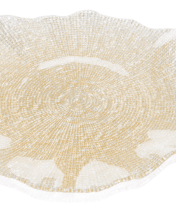 Tanier FOL zlatý glitter D37 cm