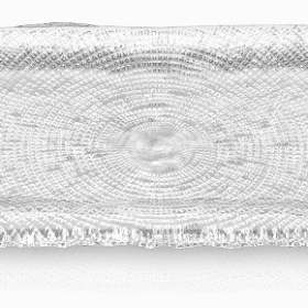 Podnos DIAMAN číry 53 x 17 cm H1,5 cm