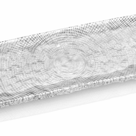 Podnos DIAMAN číry 31 x 12,5 cm H1,5 cm
