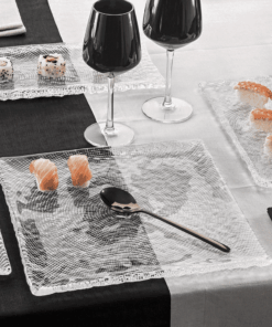 Podnos DIAMAN číry 31 x 12,5 cm H1,5 cm