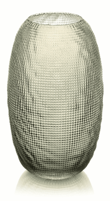 Váza DIAMAN béžová H29 cm D17,5 cm