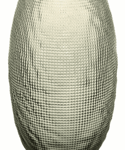 Váza DIAMAN béžová H29 cm D17,5 cm