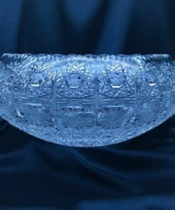 Krištálová brúsená miska 25 cm