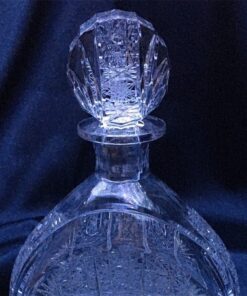 Krištáľová brúsená whisky fľaša 700 ml