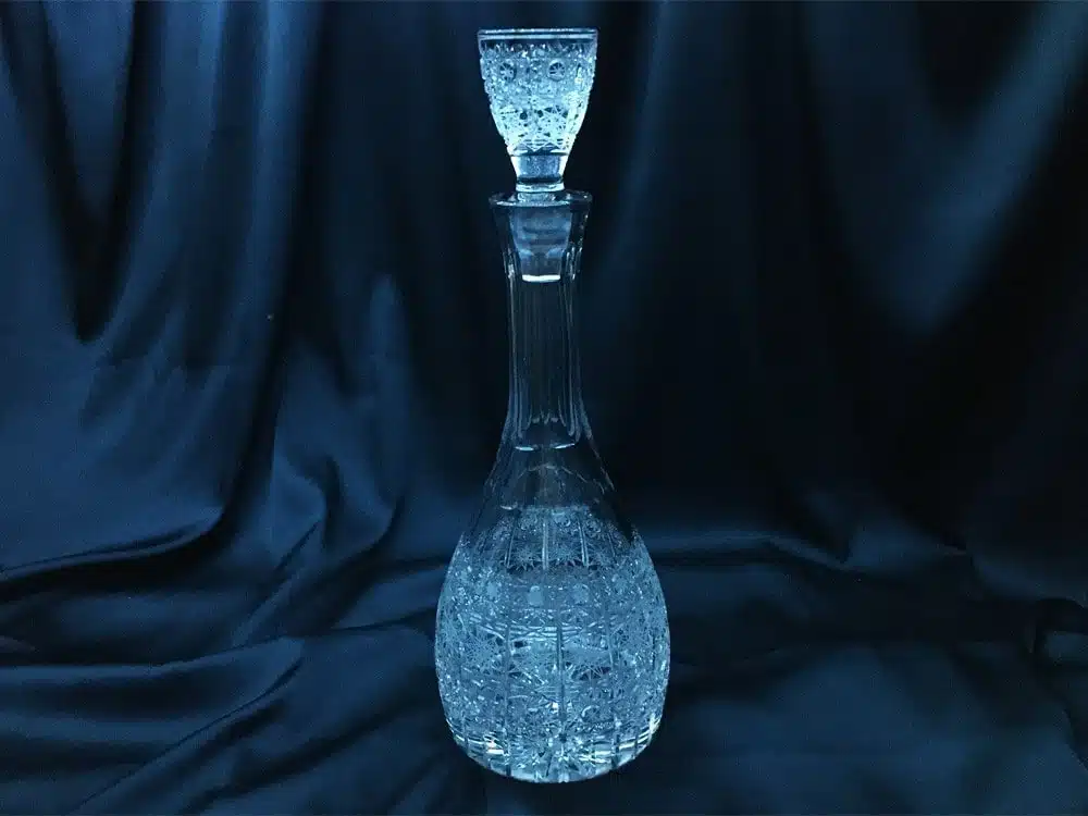 Krištáľová brúsená fľaša 1000 ml