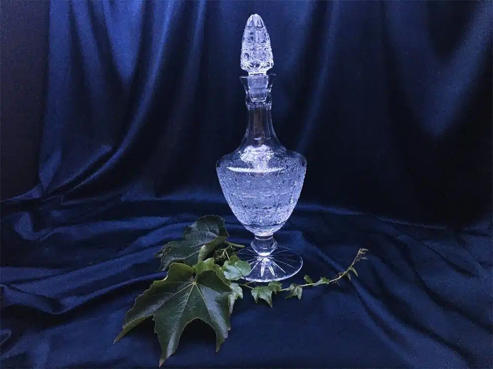 Krištáľová brúsená fľaša 1000 ml