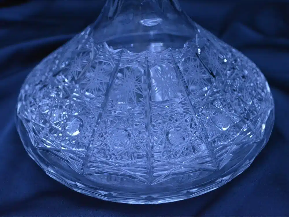 Krištáľová brúsená fľaša 850 ml