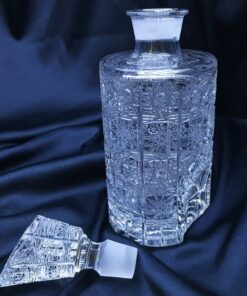 Krištáľová brúsená whisky fľaša 550 ml