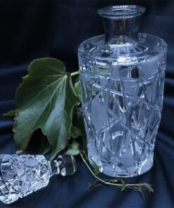 Krištáľová brúsená whisky fľaša 550 ml
