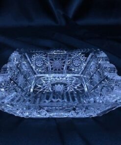 Krištálová brúsená miska 12,5 cm