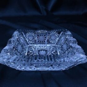 Krištálová brúsená miska 12,5 cm