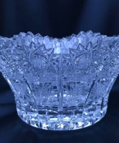 Krištálová brúsená miska 16 cm