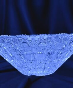 Krištálová brúsená miska 30 cm
