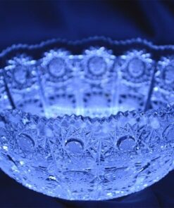 Krištálová brúsená miska 14 cm