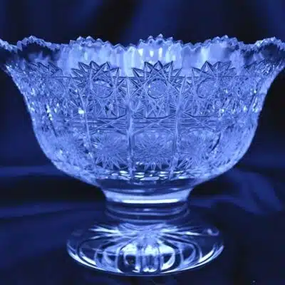 Krištálová brúsená miska 20 cm