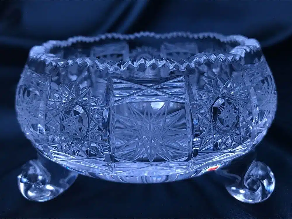 Krištálová brúsená miska 12 cm