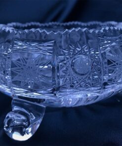 Krištálová brúsená miska 12 cm