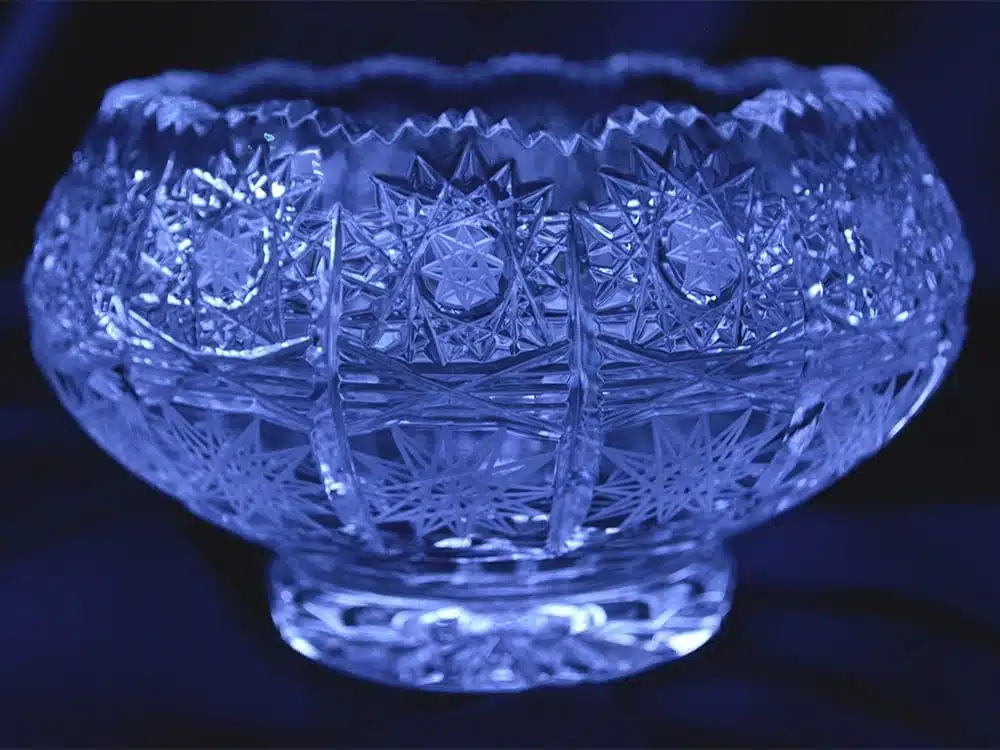 Krištálová brúsená miska 15 cm