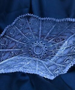 Krištálová brúsená miska 25 cm