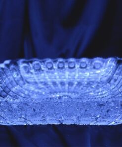 Krištálová brúsená miska 28 cm