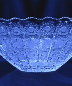 Krištálová brúsená miska 25 cm