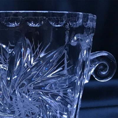 Krištáľová nádoba na ľad 11,5 cm