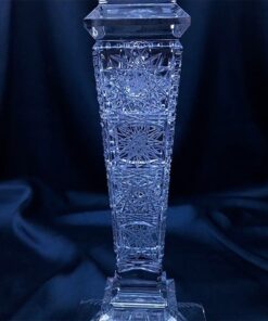 Krištálový brúsený svietnik 25,5 cm