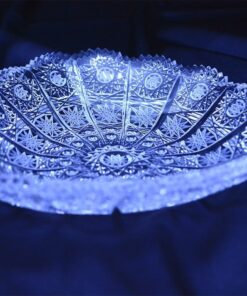Krištálový brúsený tanier 16 cm