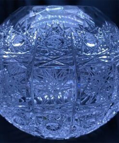 Krištáľová brúsená váza 11 cm