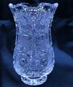 Krištáľová brúsená váza 8,5 cm