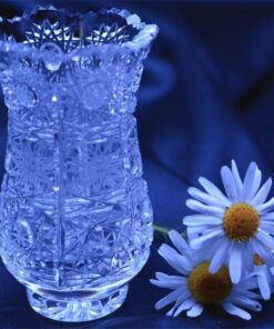 Krištáľová brúsená váza 8,5 cm