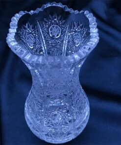 Krištáľová brúsená váza 12,5 cm
