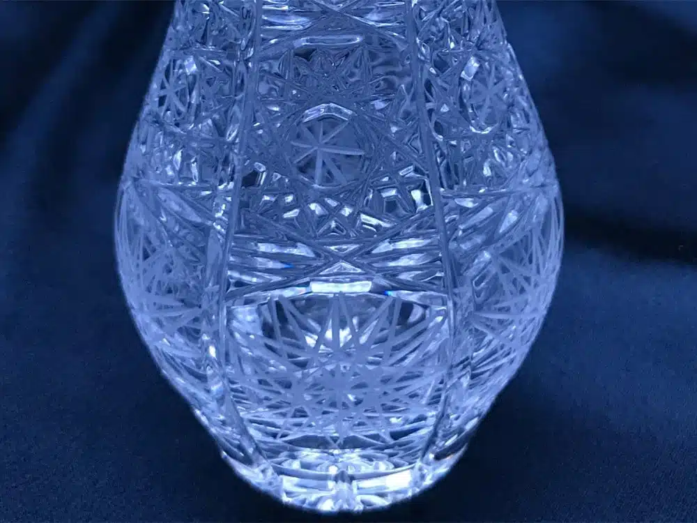 Krištáľová brúsená váza 12,5 cm