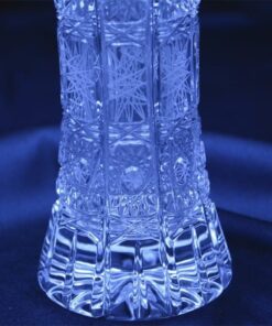 Krištáľová brúsená váza 20 cm