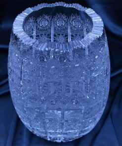 Krištáľová brúsená váza 25,5 cm