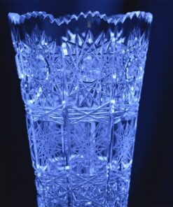 Krištáľová brúsená váza 27 cm