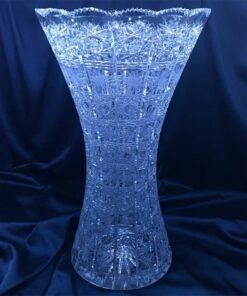 Krištáľová brúsená váza 49,5 cm
