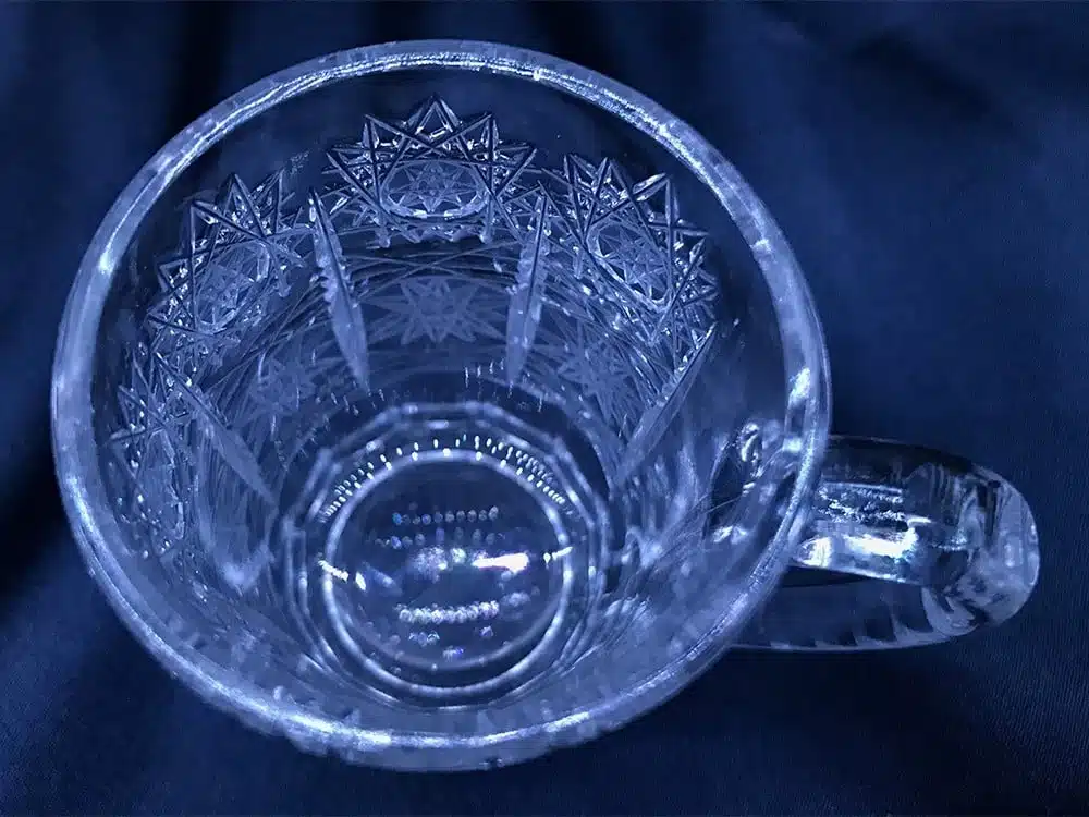 Krištálová brúsená šálka na kávu 75 ml