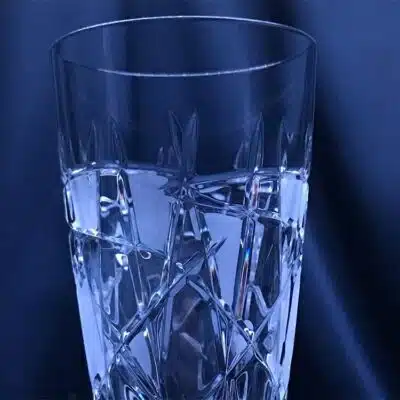 Krištálové brúsené poháre 200 ml set 6 kusov