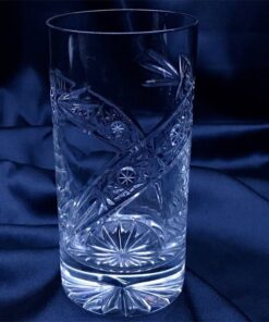 Krištálové brúsené poháre 380 ml set 6 kusov