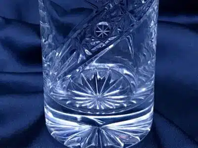 Krištálové brúsené poháre 380 ml set 6 kusov